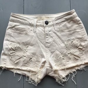 Cream colored shorts